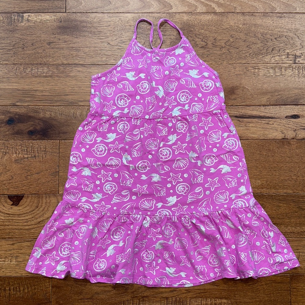 Jumping Beans Disney Girls Tiered Racerback Dress - Ariel Little Mermaid Size 8